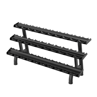 Insight Fitness 3 Tier Dumbbell Rack - DR027 on a transparent background